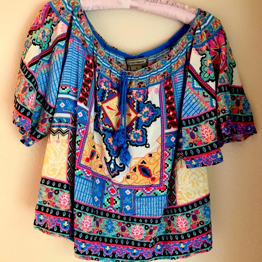 Flirty Bohemian Summer Top